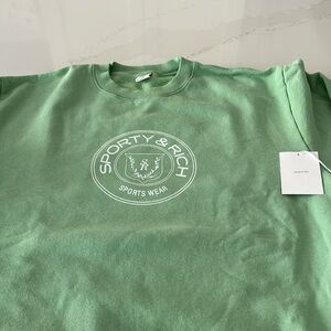 Sporty & Rich Monaco Sage Crewneck Sweatshirt